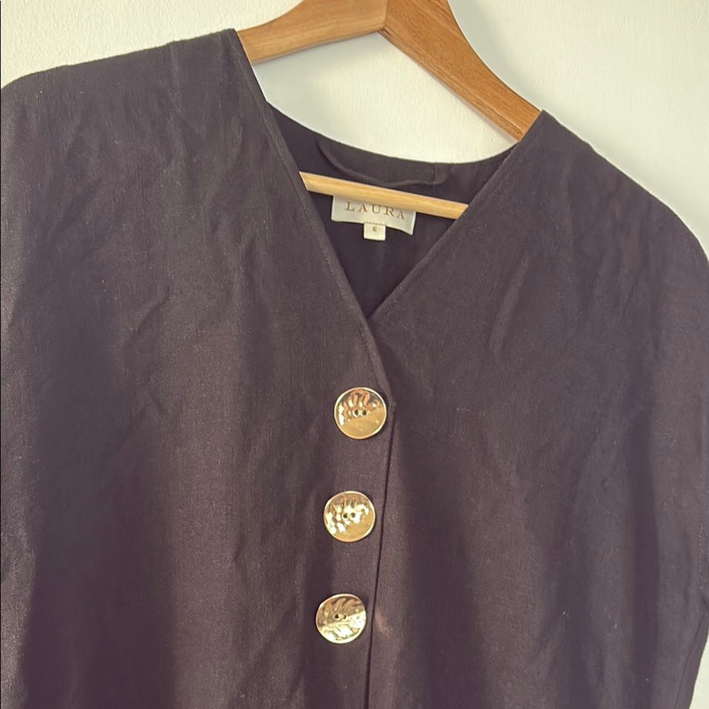 Laura Black Midi Dress with pockets